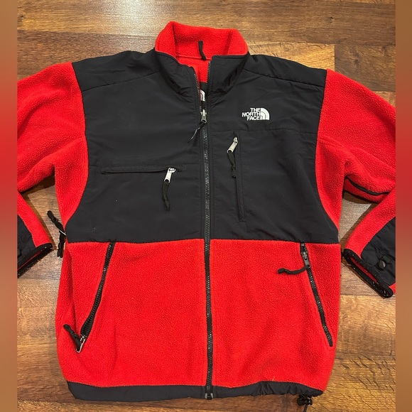 Vintage The North Face Red Denali Jacket Mens S Full Zip Fleece Great Condition - Picture 1 of 7
